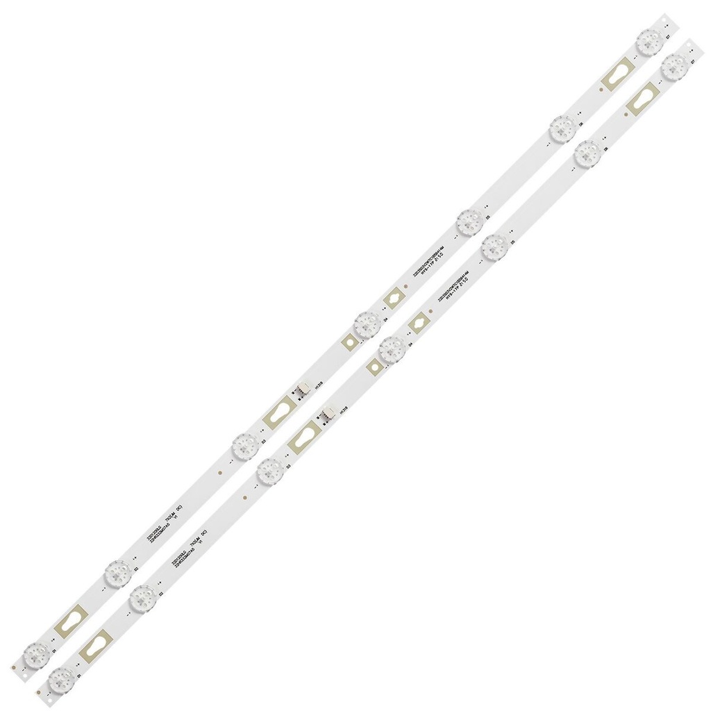 [Fila 7][AF3] LED BAR FOR TV MODEL CHINAS Importada 32" (V2) 32T12, K-LED32HDFT2, K-LED32HDSFBT, (V2) 32T22 (7LEDx2 - 3V), 32TL48 Composición 2 unidades