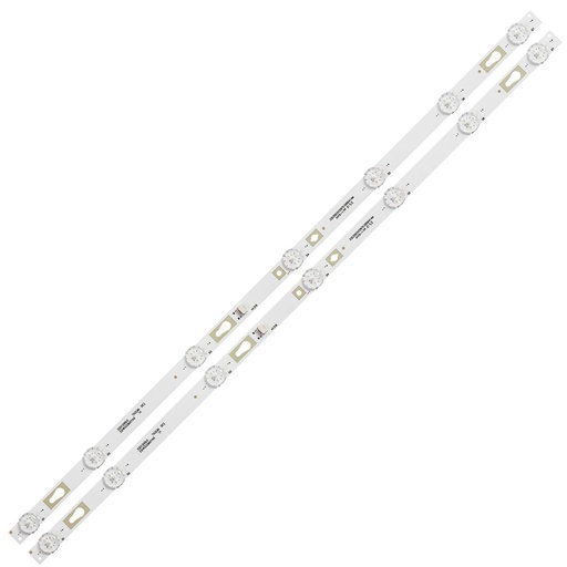 [BA406] [Fila 7][AF3] LED BAR FOR TV MODEL CHINAS Importada 32" (V2) 32T12, K-LED32HDFT2, K-LED32HDSFBT, (V2) 32T22 (7LEDx2 - 3V), 32TL48 Composición 2 unidades